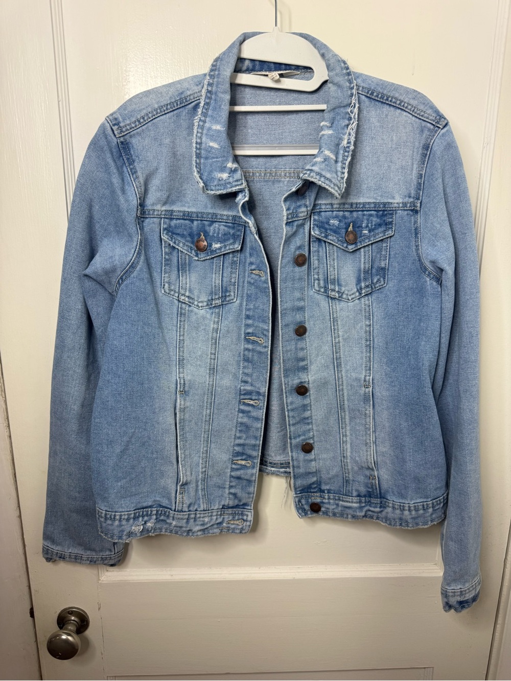 Ci Sono Light Blue Denim Jean Jacket